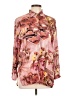 Assorted Brands 100% Viscose Floral Pink Long Sleeve Blouse Size L (estimated) - photo 1