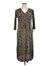 Perceptions 100% Polyester Gray Casual Dress Size 16 (petite) - photo 1