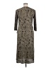 Perceptions 100% Polyester Gray Casual Dress Size 16 (petite) - photo 2