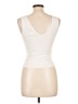 Caution to the Wind Ivory Sleeveless Button-Down Shirt Size S (estimated) - photo 2