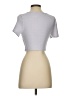 Haute Monde Gray Short Sleeve Top Size S - photo 2