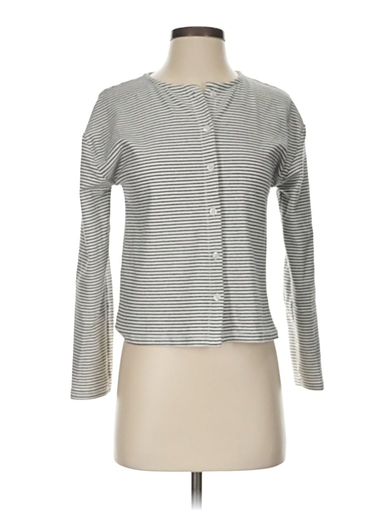 Pre-owned Mng Cardigan Sweater In Gray