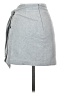 Wilfred Solid Gray Wool Skirt Size 0 - photo 2