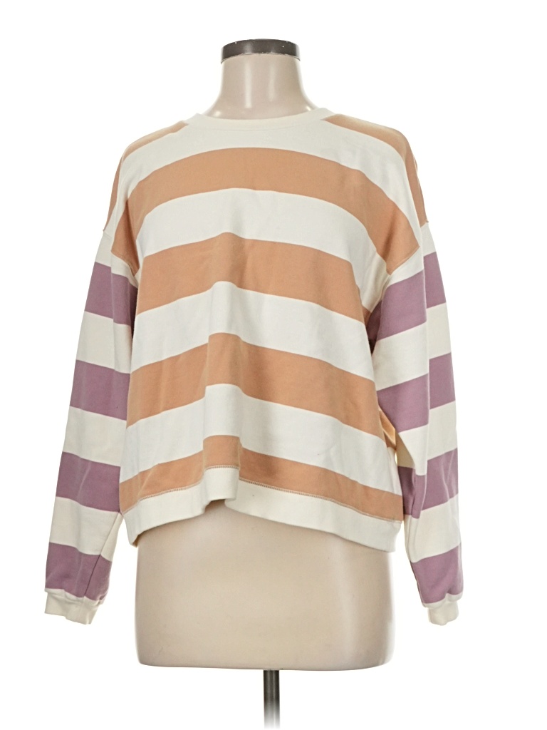 Pre-owned Madewell Pullover Sweater In Brown