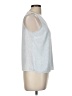 Nine West 100% Polyester Blue Sleeveless Blouse Size M (petite) - photo 4
