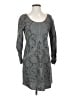 Peruvian Connection 100% Cotton Paisley Gray Green Cocktail Dress Size S - photo 1
