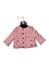 Burberry 100% Polyester Argyle Pink Coat 3-6 MO / 6 MO - photo 1