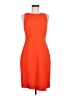 J.Crew 100% Polyester Solid Orange Cocktail Dress Size 6 - photo 1