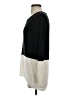 AB Studio 100% Acrylic Color Block Black Pullover Sweater Size S - photo 5