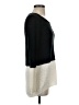 AB Studio 100% Acrylic Color Block Black Pullover Sweater Size S - photo 4
