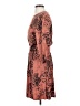 Assorted Brands 100% Viscose Print Brown Casual Dress Size S - photo 5