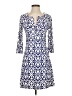 Barbara Gerwit Print Blue Casual Dress Size XS - photo 1