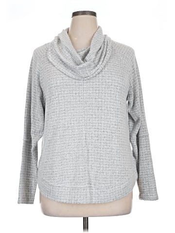 Greige Turtleneck Sweater (view 1)