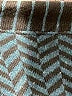 Unbranded Chevron-herringbone Teal Cardigan Size M - photo 7