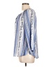 Como Blu Blue 3/4 Sleeve Blouse Size L - photo 5