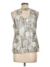ECI 100% Polyester Silver Tank Top Size 10 - photo 2
