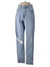 Missguided Hearts Blue Jeans Size 2 - photo 1