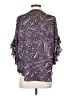Vince Camuto 100% Polyester Paisley Purple 3/4 Sleeve Blouse Size S (petite) - photo 2