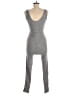 Popular 21 Metallic Gray Jumpsuit Size M - photo 2