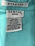 George Teal Short Sleeve Blouse Size 26 - 28 - photo 7