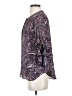 Vince Camuto 100% Polyester Paisley Purple 3/4 Sleeve Blouse Size S (petite) - photo 5
