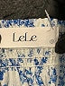 Lele Paisley Blue Cocktail Dress Size S - photo 7