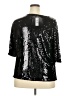 WD.NY 100% Polyester Black Short Sleeve Blouse Size 2X - photo 2