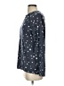 Caslon Stars Gray Long Sleeve Blouse Size S - photo 5