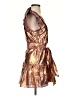 LoveShackFancy Metallic Gold Cocktail Dress Size 4 - photo 4