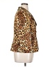 Tahari by ASL 100% Polyester Animal Print Brown 3/4 Sleeve Blouse Size 16W - photo 4