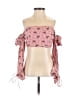 EDDY 100% Cotton Pink 3/4 Sleeve Blouse Size S - photo 1