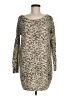 Moda International Animal Print Tan Pullover Sweater Size M - photo 1