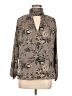Veronica M. 100% Polyester Gray 3/4 Sleeve Blouse Size M - photo 1
