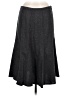 Larry Levine Solid Gray Formal Skirt Size 8 - photo 1