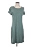 British Khaki Solid Teal Casual Dress Size S - photo 1