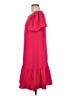 DKNY 100% Polyester Solid Pink Casual Dress Size 8 - photo 5