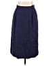 Ellen Tracy 100% Wool Solid Blue Wool Skirt Size 10 - photo 1