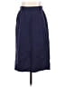 Ellen Tracy 100% Wool Solid Blue Wool Skirt Size 10 - photo 2