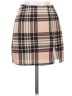 Shein Plaid Tan Casual Skirt Size XS - photo 1