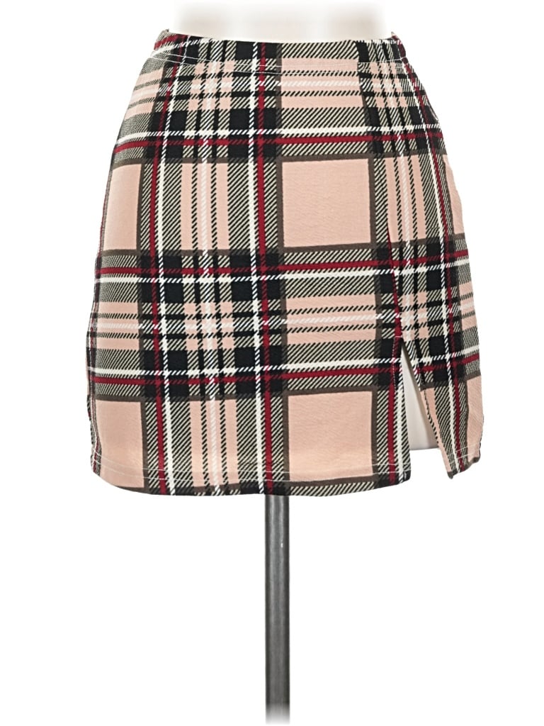 Pre-owned Shein Casual Skirt In Tan