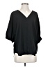 Ann Taylor 100% Polyester Black 3/4 Sleeve T-Shirt Size S - photo 1