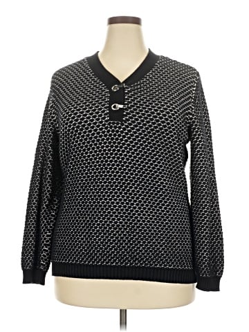 Karen Scott Long Sleeve Top (view 1)
