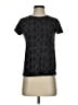 Athleta 100% Cotton Paisley Black Active T-Shirt Size XS - photo 1