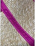 OFF-WHITE Tropical Pink Tan Raffia Commercial Tote One size - photo 7
