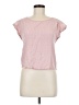 E&M Collection 100% Rayon Pink Short Sleeve Top Size M - photo 1