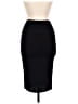 Rainbow 100% Spandex Solid Black Casual Skirt Size M - photo 2