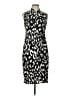 Shein 100% Polyester Animal Print Black Cocktail Dress Size L - photo 1