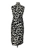 Shein 100% Polyester Animal Print Black Cocktail Dress Size L - photo 2