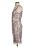 Venus 100% Polyester Tweed Silver Cocktail Dress Size 2 - photo 5