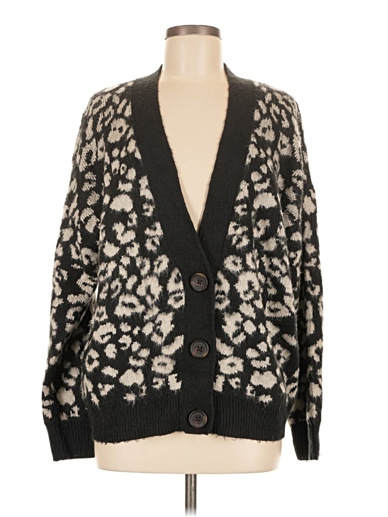 Pre-owned Universal Thread Cardigan Sweater In Black